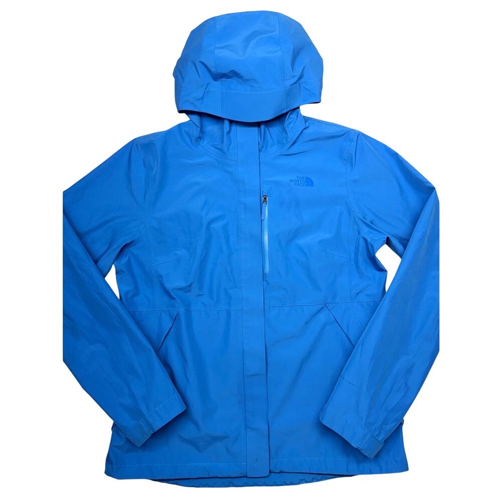 The North Face Dryzzle FUTURELIGHT Women Blue Waterproof Hooded Rain Jacket